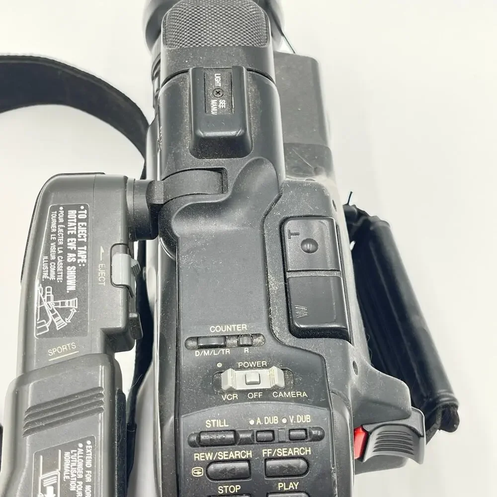 Panasonic OmniMovie PV-332 VHS-C Camcorder Bundle Bag Charger Battery Issue